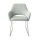 Jesper Home Yanai eetkamerstoel slide steel Soft Sage