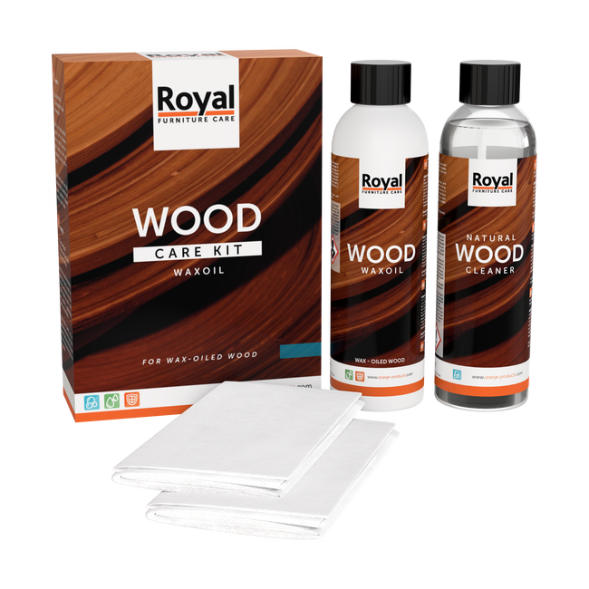 Wood Carekit WaxOil + cleaner 250 ml - Wood Carekit WaxOil + cleaner 250 ml