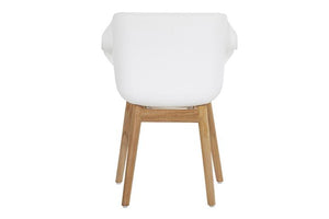 Hartman Sophie Teak tuinstoel Royal white