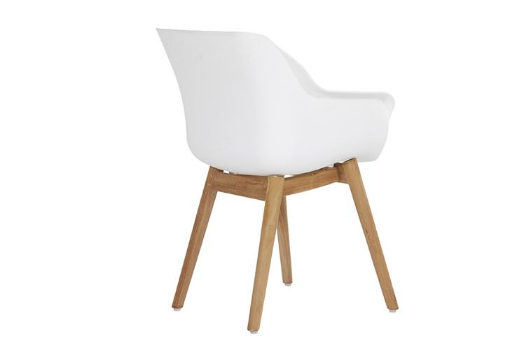 Hartman Sophie Teak tuinstoel Royal white