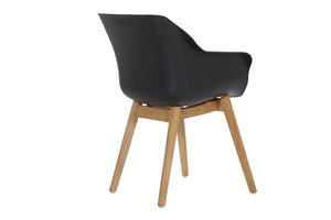 Hartman Sophie Teak tuinstoel Carbon black