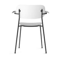 Audo Copenhagen Co Chair Plastic eetkamerstoel met armleuning wit