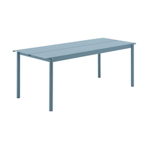 Muuto Linear Steel tuintafel 200 x 75 Pale Blue