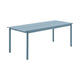 Muuto Linear Steel tuintafel 200 x 75 Pale Blue