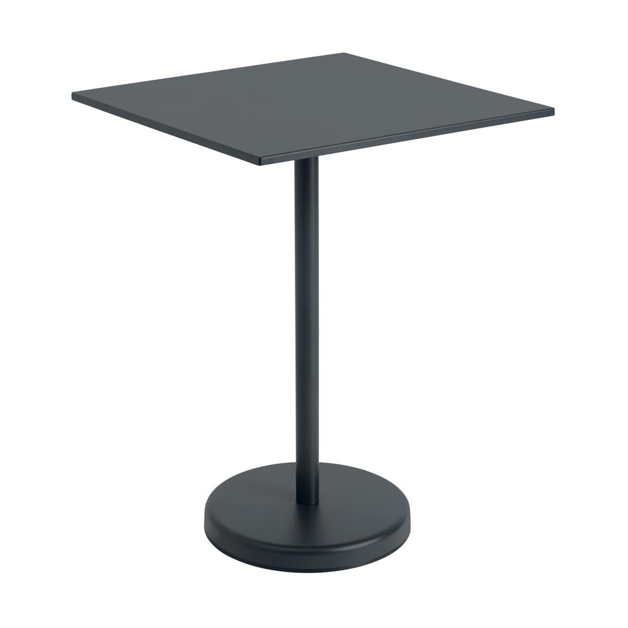 Muuto Linear Steel tuintafel bar vierkant H95 Black