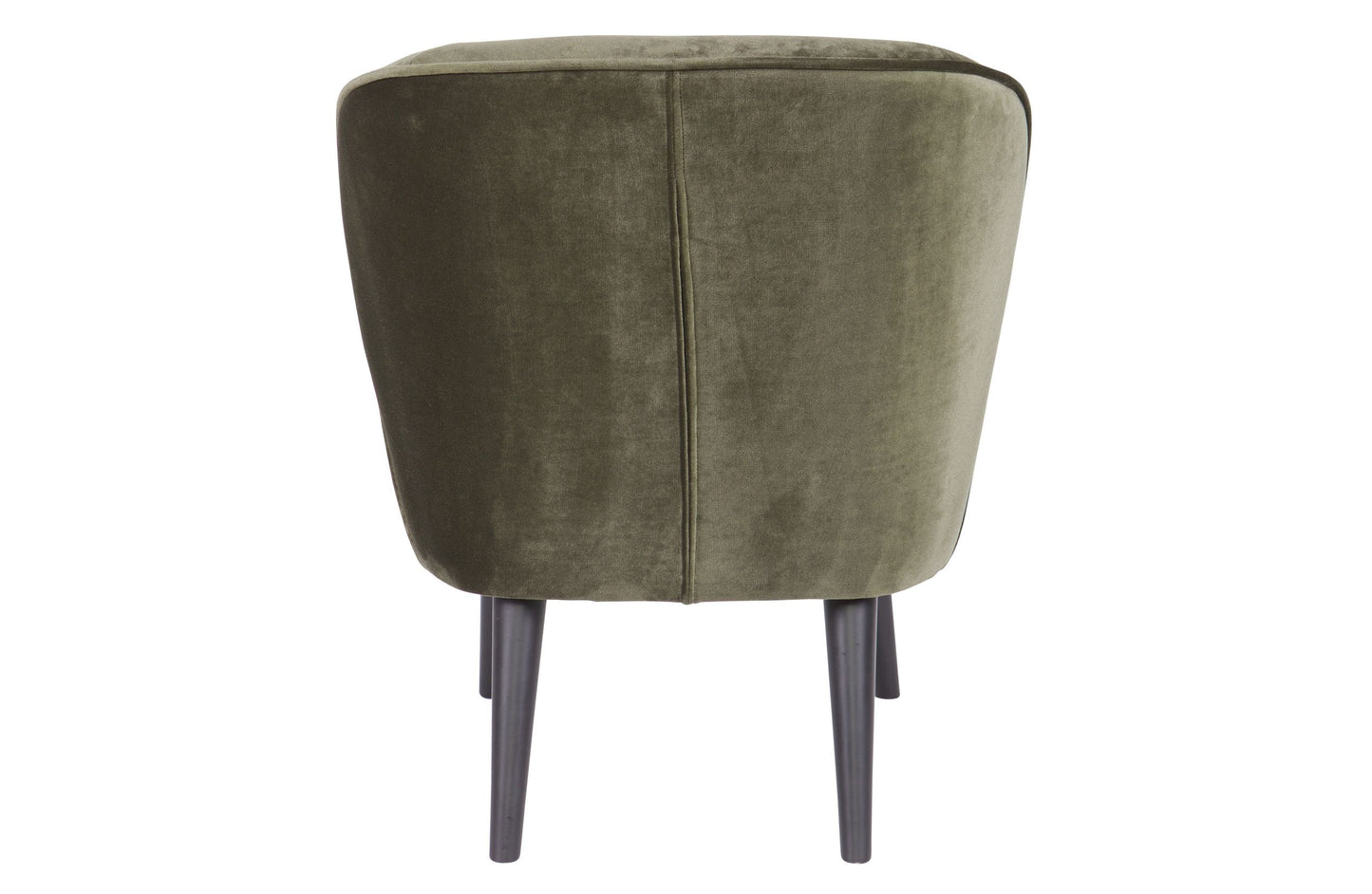 Woood Sara fauteuil fluweel Warm Groen