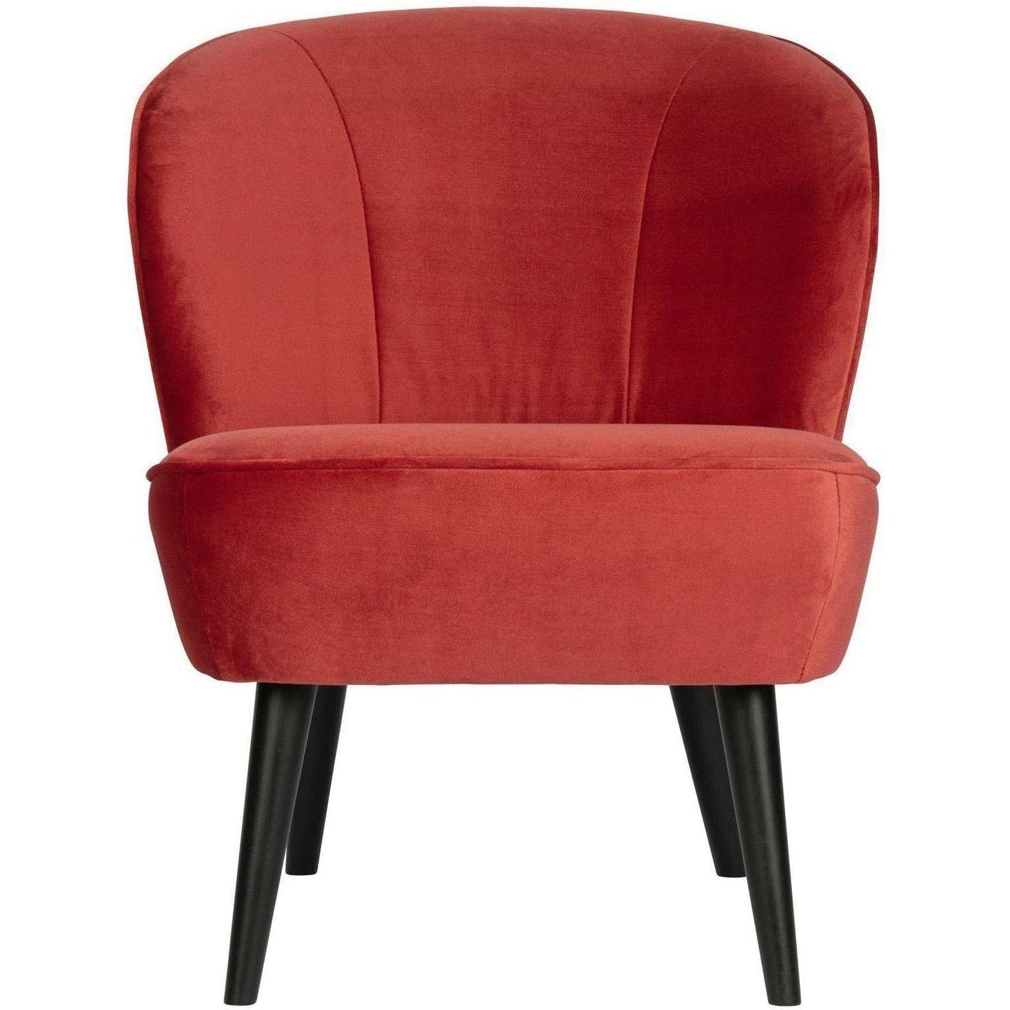 Woood Sara fauteuil fluweel Raspberry