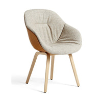 HAY About a Chair AAC 123 Soft Duo gestoffeerd grijs/bruin