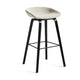 HAY About a Stool AAS 33 barkruk H75 gelakt eiken gestoffeerd Coda 100