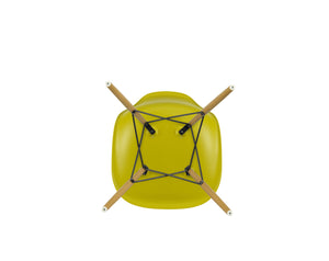 Vitra Eames DSW eetkamerstoel Mustard esdoorn