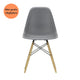 Vitra Eames DSW eetkamerstoel Granite Grey essen