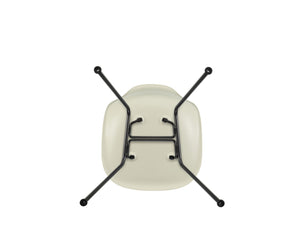 Vitra Eames DSX eetkamerstoel Pebble zwart gepoedercoat