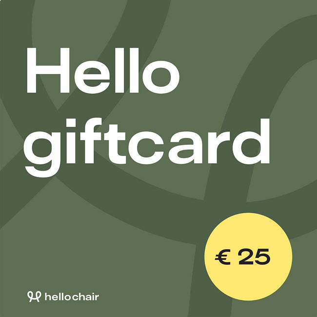 HelloChair giftcard € 25 - HelloChair giftcard € 25