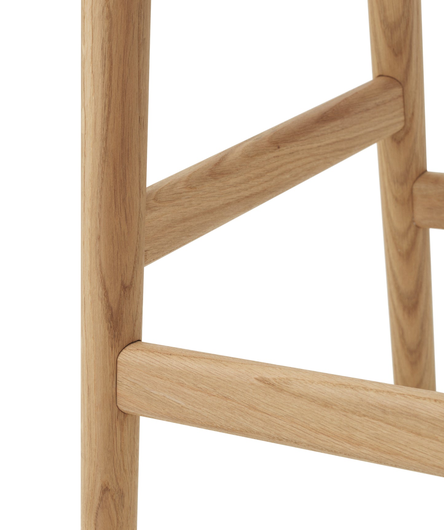 Normann Copenhagen Hyg barkruk H75 Black eiken