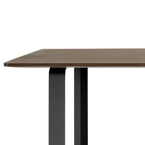 Muuto 70/70 eettafel 170 X 85 cm smoked oak/zwart