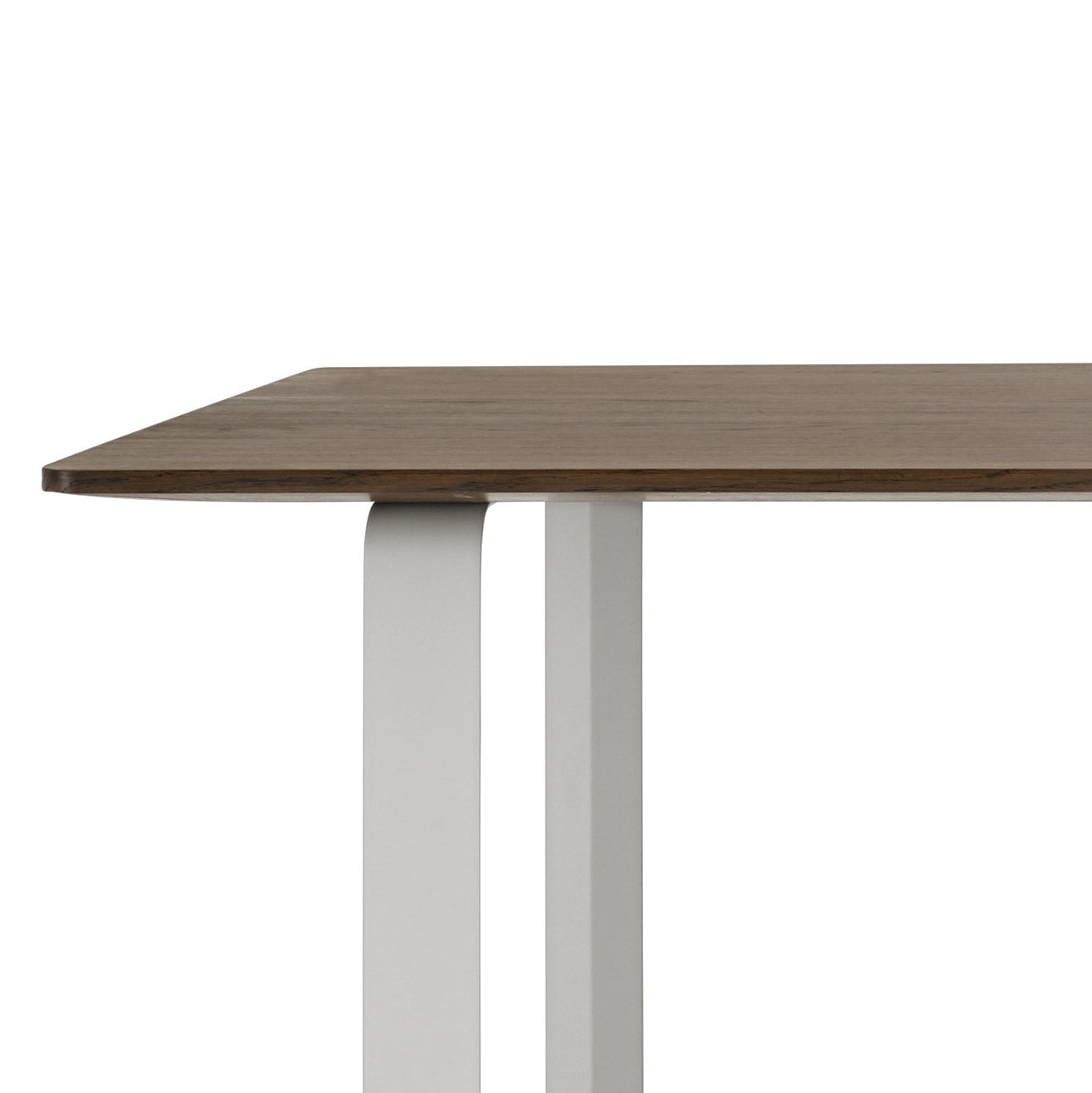 Muuto 70/70 eettafel 225 X 90 cm smoked oak/grijs