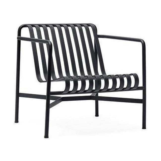 HAY Palissade lounge low tuinstoel anthracite - HAY Palissade lounge low tuinstoel anthracite