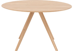 HelloTable Novum 30 eettafel Rond Ø140 cm eiken naturel