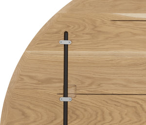 HelloTable Novum 30 eettafel Rond Ø140 cm eiken naturel