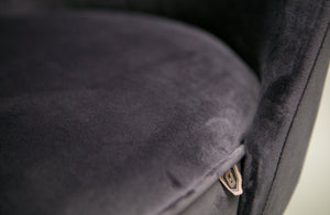 Woood Vogue eetkamerstoel blauw - inkt