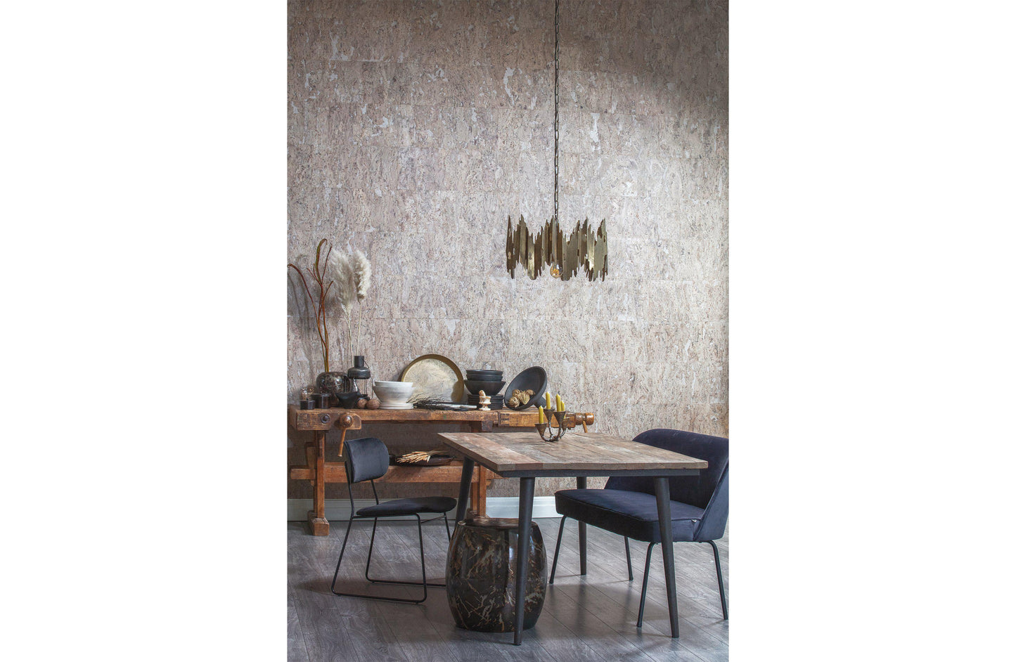 WOOOD Vogue eetkamerbank Teal