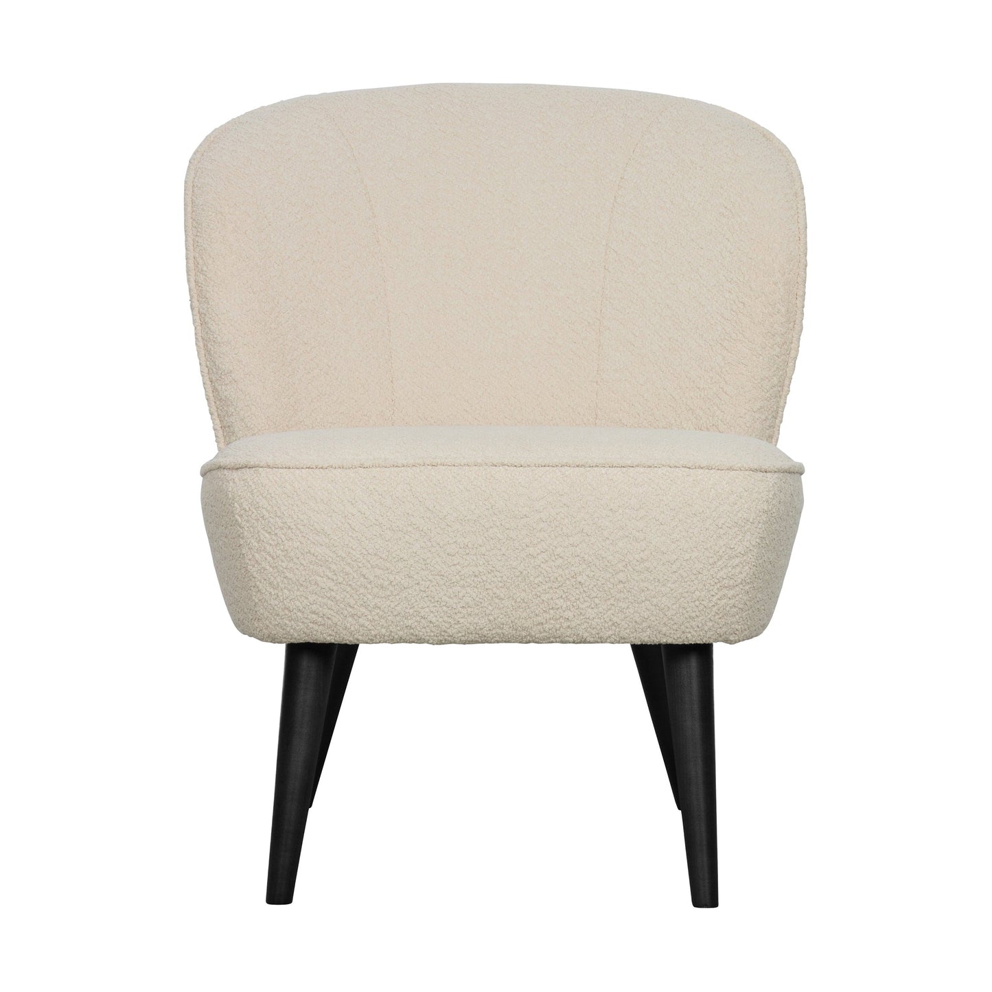 Woood Sara fauteuil bouclé creme