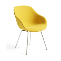 HAY About a Chair AAC 127 eetkamerstoel gestoffeerd geel