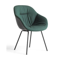 HAY About a Chair AAC 127 Soft Duo eetkamerstoel gestoffeerd groen/zwart