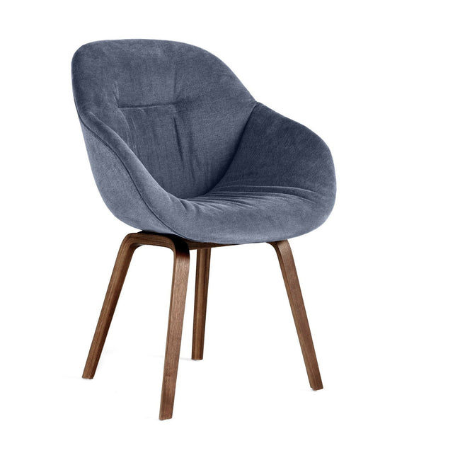 HAY About a Chair AAC 123 Soft gestoffeerd donkerblauw - HAY About a Chair AAC 123 Soft gestoffeerd donkerblauw