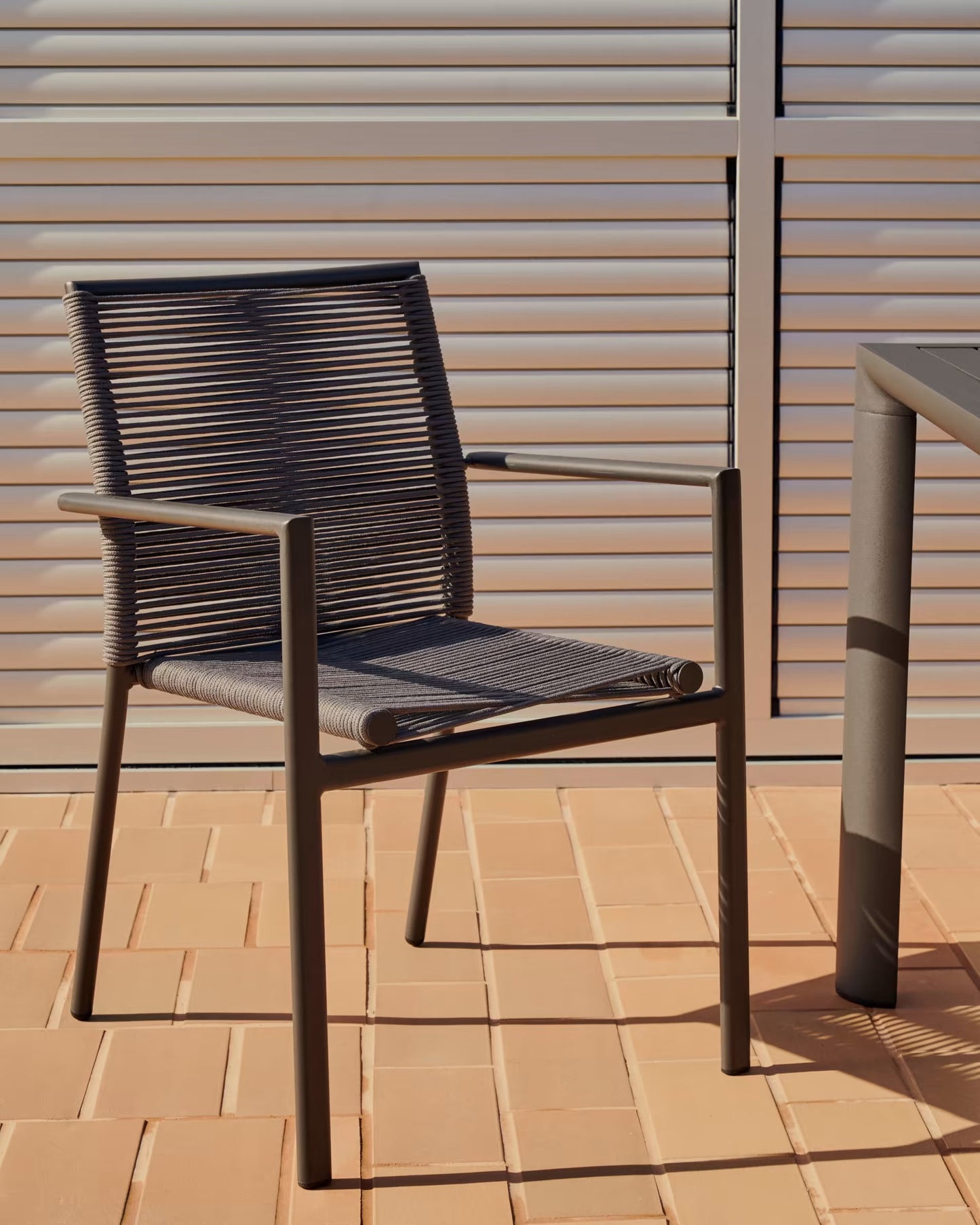 Kave Home Culip tuinstoel Zwart