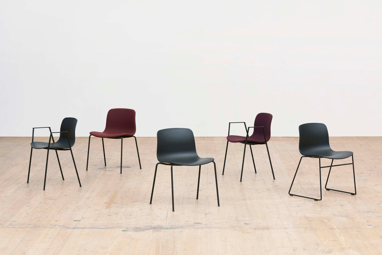 HAY About a Chair AAC 16 eetkamerstoel black