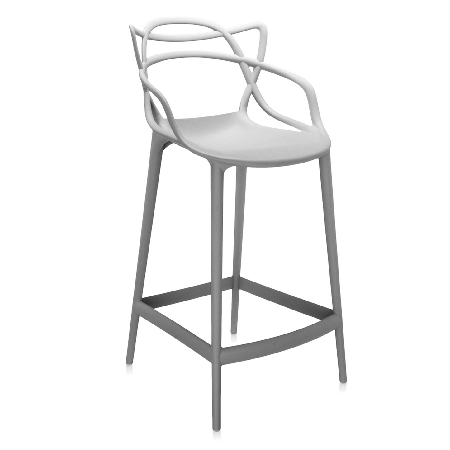 Kartell Masters barkruk H65 grijs