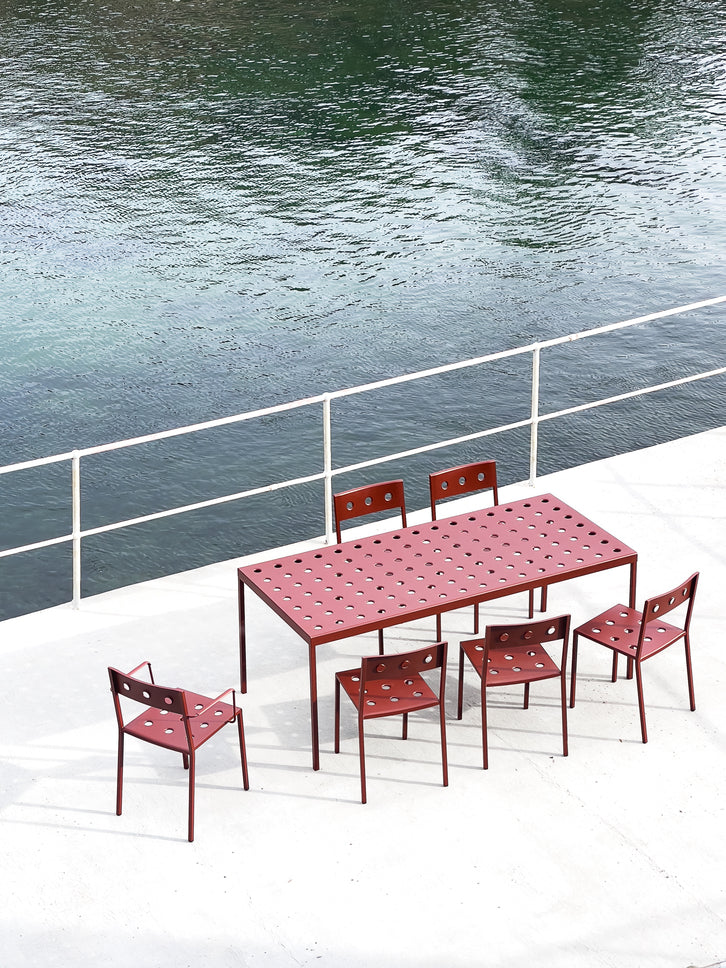 HAY Balcony tuintafel 190x87 cm anthracite