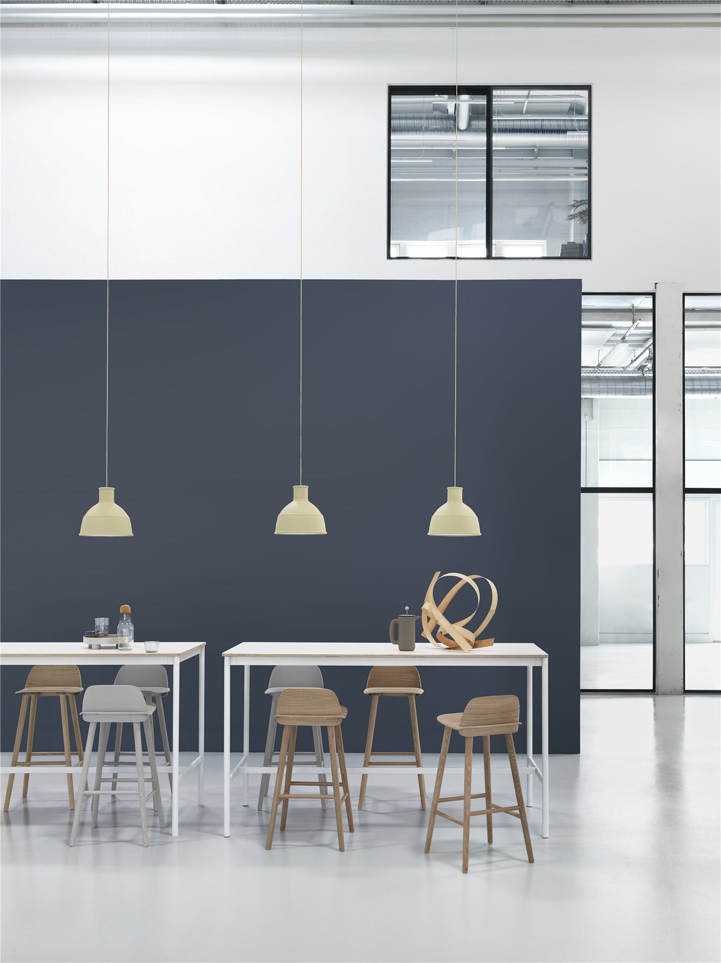 Muuto Nerd barkruk H65 zand geel