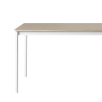 Muuto Base tafel 190x85 eikenhout, wit