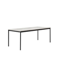 Muuto Base tafel 190x85 wit, zwart