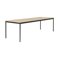 Muuto Base tafel 190x85 eikenhout, zwart
