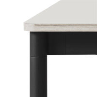 Muuto Base tafel 140x80 wit zwart