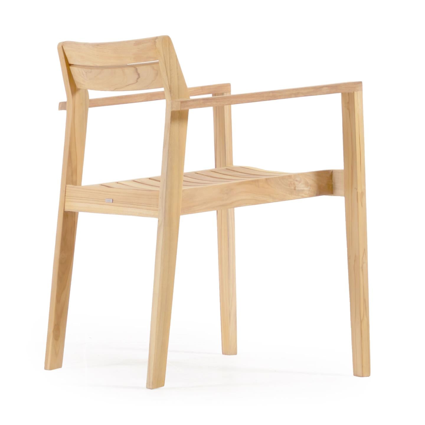 Kave Home Victoire tuinstoel Teak