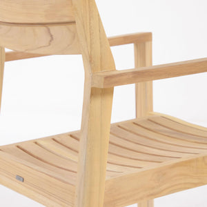 Kave Home Victoire tuinstoel Teak