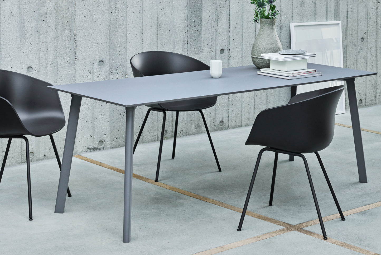 HAY Copenhague CPH Deux 210 tafel 200 cm grijs