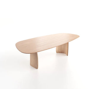Mobitec Dolmen T0100 eettafel organic 300x120 cm mat gelakt eiken