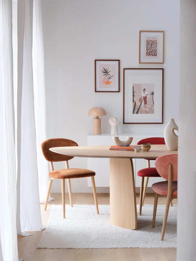 Mobitec Dolmen T0100 eettafel organic 270x120 cm mat gelakt eiken