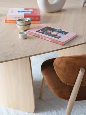 Mobitec Dolmen T0100 eettafel organic 300x120 cm mat gelakt eiken