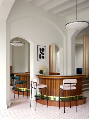 FEST Monday barkruk H80 zwart Sydney Beige 22