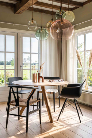 Carl Hansen & Søn CH24 Wishbone Stoel - Gekleurd eikenhout zwart