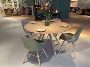 HelloTable Novum 30 eettafel Rond Ø140 cm eiken naturel