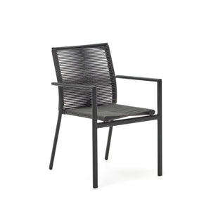 Kave Home Culip tuinstoel Zwart