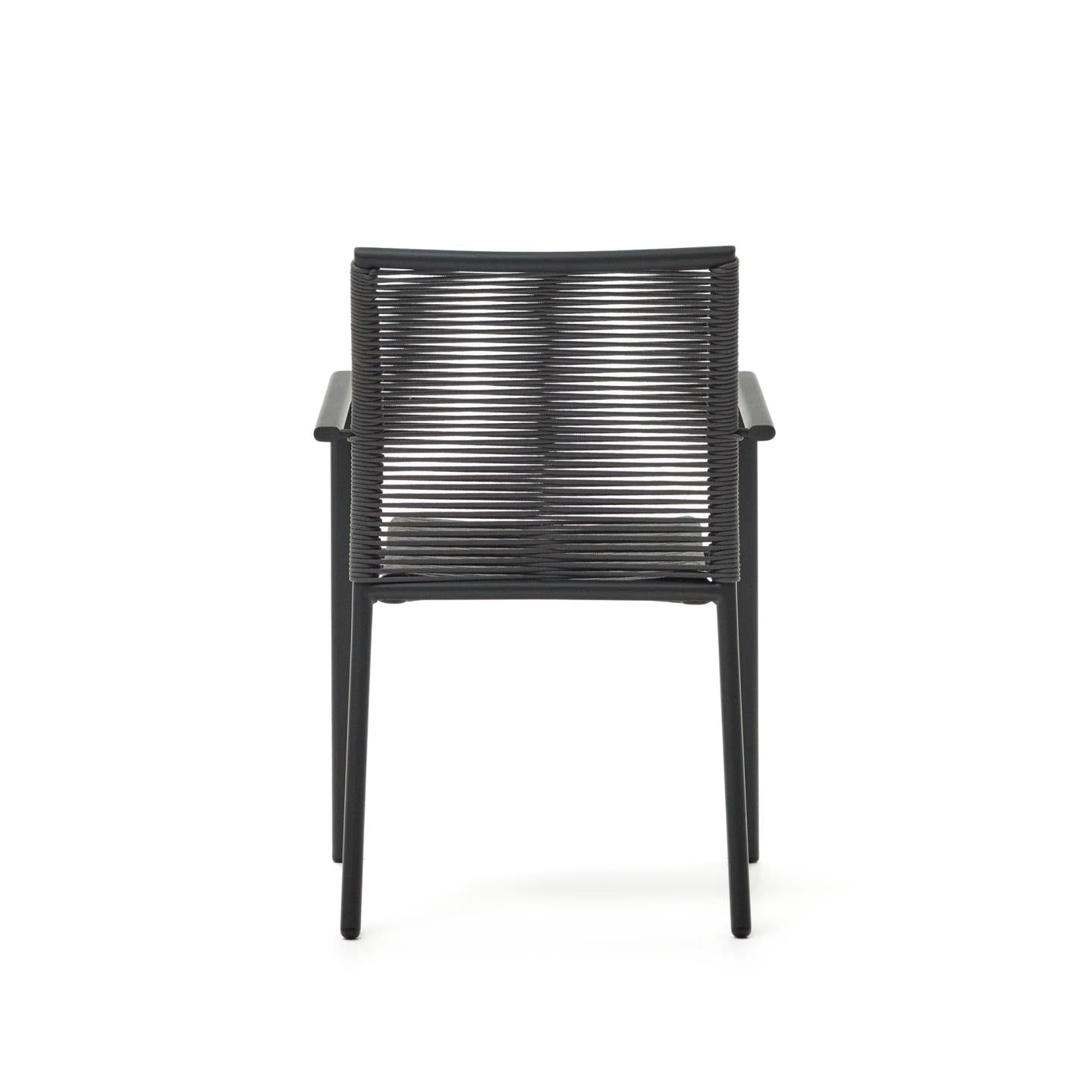 Kave Home Culip tuinstoel Zwart