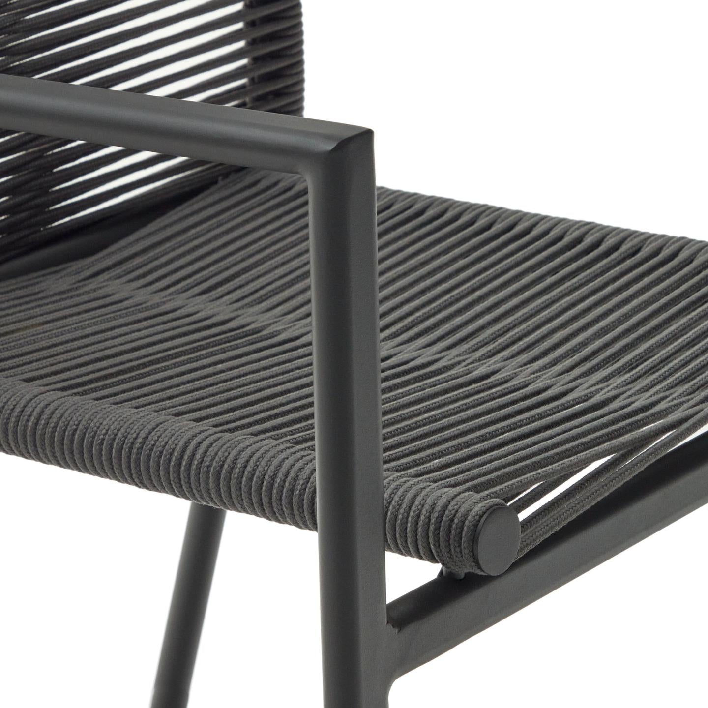 Kave Home Culip tuinstoel Zwart